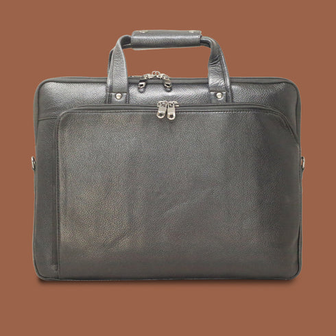 Kaelith Genuine Leather  Laptop Messenger Bag For Men
